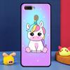 Cute Rainbow Unicorn Case For Oppo A16 A76 A96 A58 A78 A98 A5 A9 A91 A15 A17 A77 A52 A72 A74 A94 A54S A57S Cover
