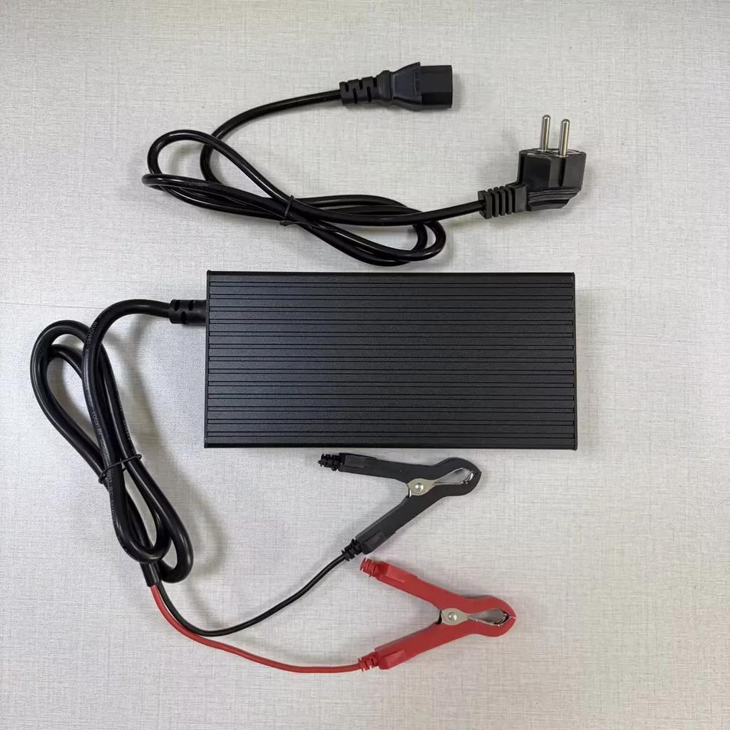 14.6V 20A Lithium Iron Phosphate Battery Charger 4S 12V LiFePO4 Charger with XT60/Anderson/Alligator Clips For Solar RV Marine