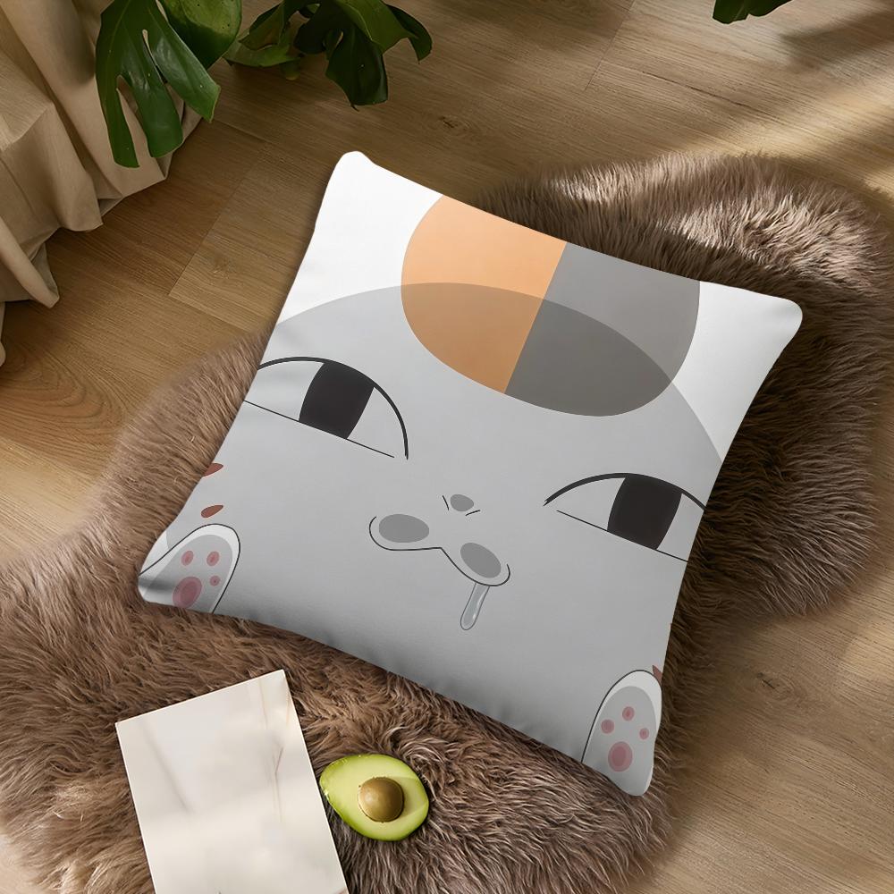 cushion cover Pillowcase NNyanko DoubleSided sensei cute Printing kawaii Sofa Cushion Bedroom anime Bedside cat PillowCover