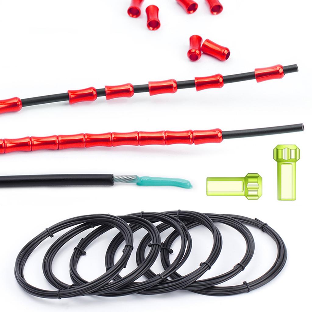 Bicycles Slick Lube Liner Catheter Kits Mountain Bike Shift Cable Catheter Oil Tube Pipe Housing Brake Inner Cable Line