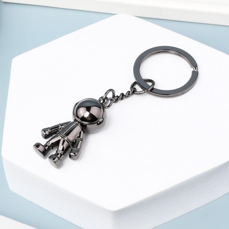 Astronaut Klíčenka: Personalizovaný pánský kovový přívěsek s logem auta dárek