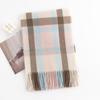 Fashion commuter imitation cashmere scarf Fashion versatile scarf Women's clear and simple scarf Warm and cold-proof shawl
