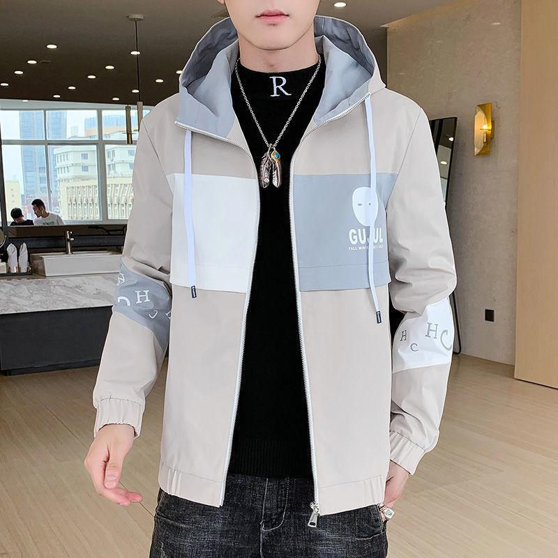 

Мужские пальто весна и осень новые повседневные куртки мужские молодежные осенние и зимние тонкие куртки модные стили весна и осень 4XL