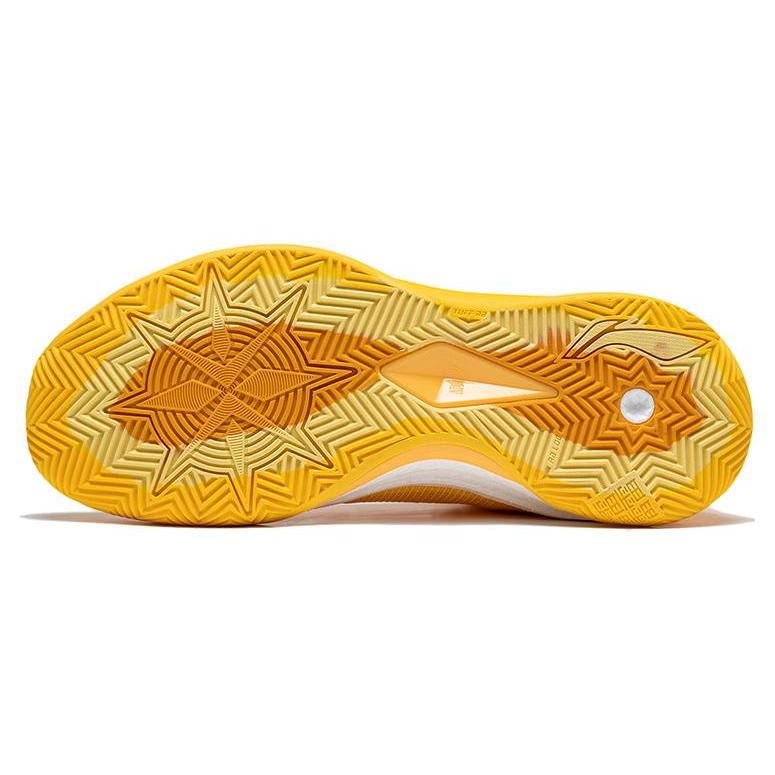 New LiNing Liren 3 V2 Sunshine Cushioning Anti Slip And Wear Resistant Low Top Basketball Shoes Fluorescent Banana Yellow ABAT057-10
