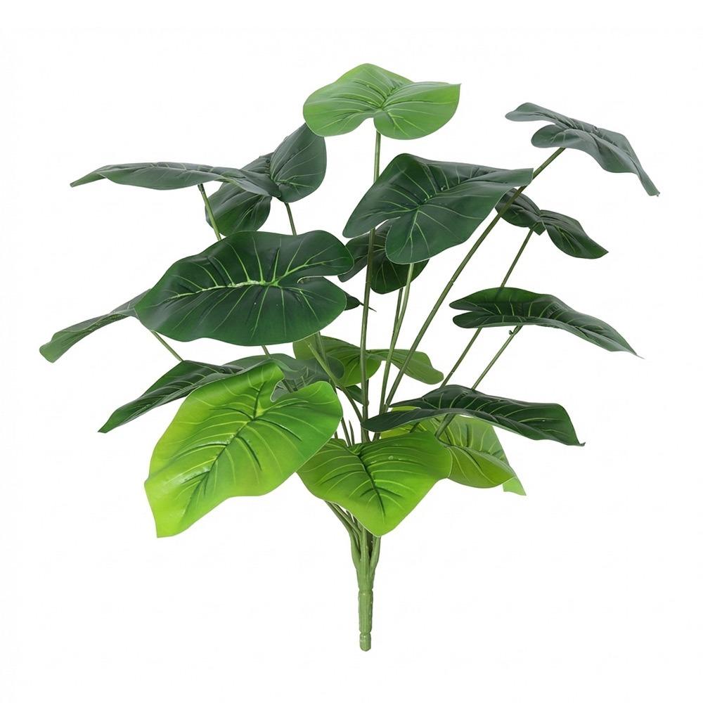 

18 Leaves Artificial Plant Leaves Vibrant Green Palm Tree Simulation Plant Leaf Photo Props Faux Greenery Leaves