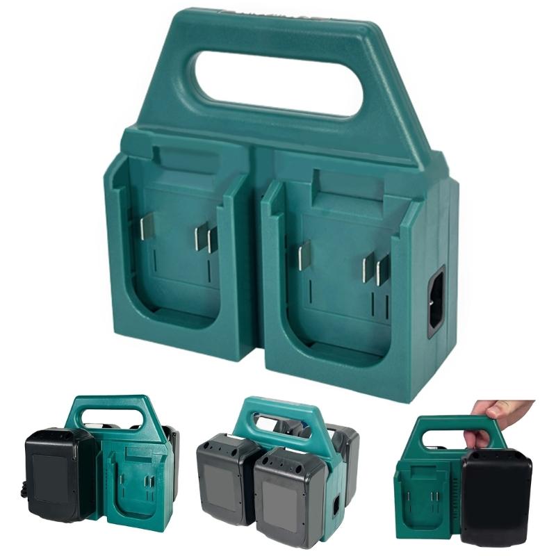 Upgrades Werkstatt Optimiertes Akku-Rack mit Gleichzeitigem Laden 18V Elektrowerkzeug-Aufbewahrung für Schnellen Zugriff