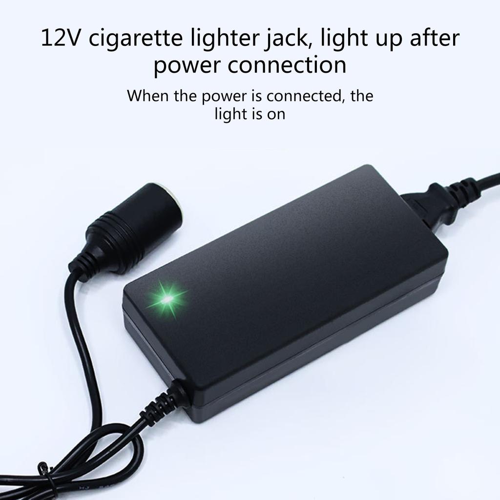 Car Cigarette Lighter Adapter 220V To 12V Converter Power Socket Plug Adapter