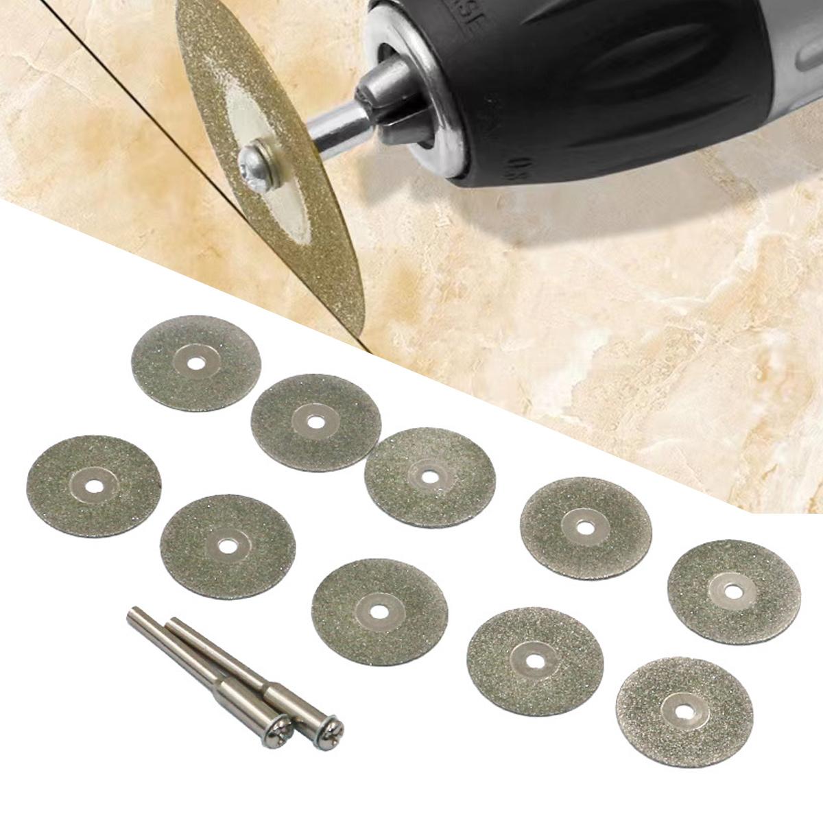 

PDTO 10 шт. 22 мм маленький алмазный отрезной диск, дисковые лезвия, роторный режущий инструмент для металла