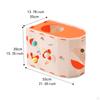 Cat House Tunnel Cute Decoration Multifunction Pet Supplies Large Space with Ball Bed Cave for