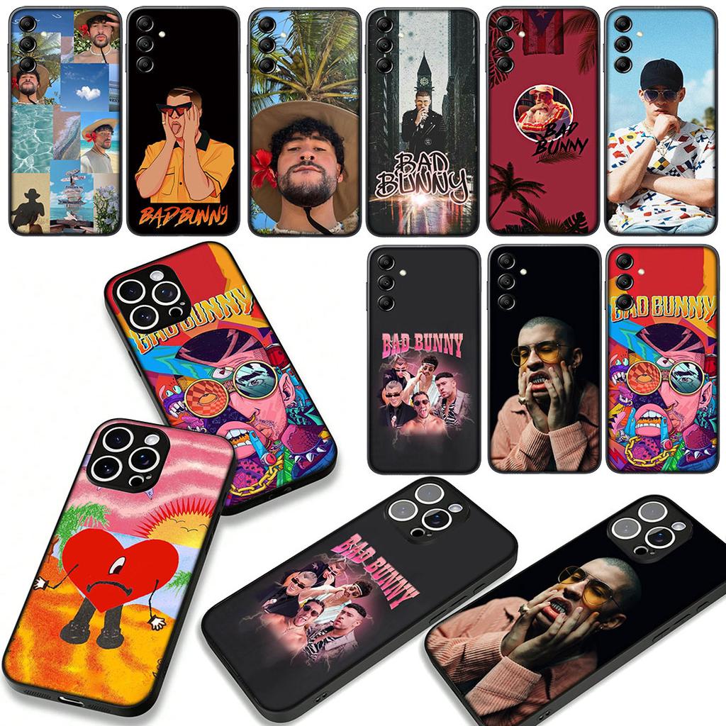 Phone Cover for Samsung Galaxy A07 A13 A12 A14 A23 A42 A50 A51 A52 A53 A70 A71 A72 A21S A04 Note 20 9 8 10 Case Bad Bunny Hot