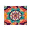 Rectangular Shape Sunshade Sail Waterproof Fabric Bohemian Print Patio Canopy Flower Print UV Block Shade Terrace Space