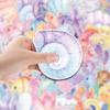 50 Watercolor Mermaid Graffiti Stickers Computer Suitcase Refrigerator Decoration Stickers Waterproof Creative Stationery Stickers
