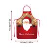 Christmas Aprons Christmas Tree Santa Claus Dress-Up Decorative ApronsWaterproof and Oil-Proof for Festive Cooking Holiday Decor