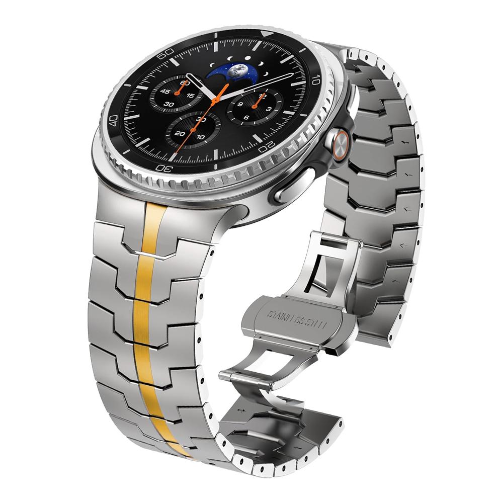 Rüstung Metallarmband für Samsung Galaxy Watch 8 classic 46mm 44mm 40mm Edelstahl Armband correa pulseira Galaxy Watch 8 Band