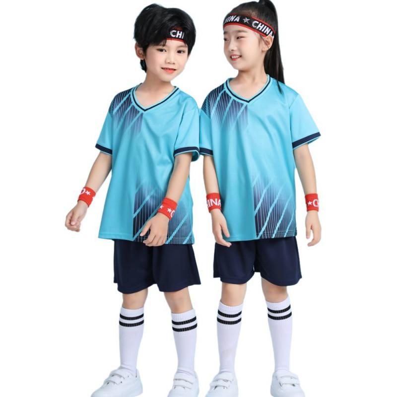 Kids Quick-Dry Sports Jerseys Badminton Table Tennis Volleyball Training