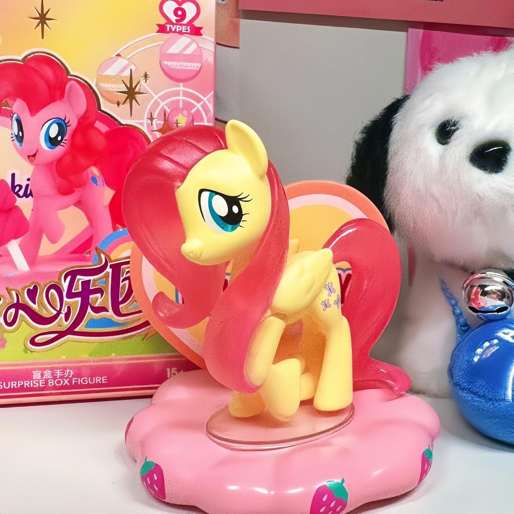 MINISO Little Pony Sweetheart Paradise Serie Blind Box Spielzeug Pinkie Pie Rarity Applejack Fluttershy Modell Überraschungsgeschenk
