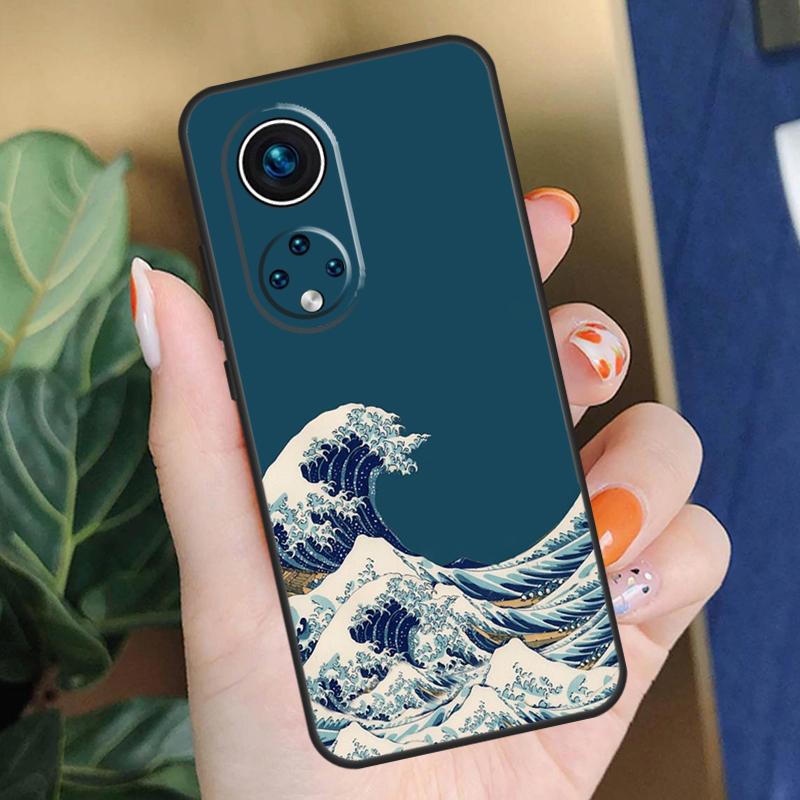 The Great Wave Case For Honor X9c X9b X8b X9a X8a X8 X9 50 70 90 Lite Honor 200 Pro Magic 7 5 6 Lite Cover