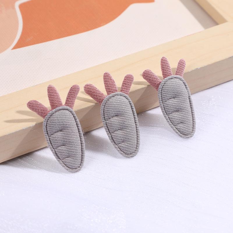 

Colorful Radish Knit Hair Clip & Socks for Kids