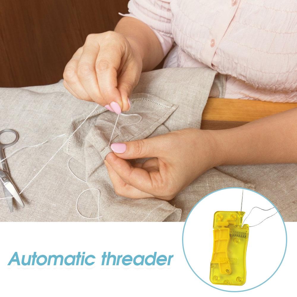Auto Needle Threader Tool Home Hand Machine Sewing Automatic Thread Device The Aged Utilities Cross Stitch Household Tool