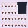 Ocean Christmas Letter Series Foreign Trade Red Wine Glass Identification Pendant Ring Mixed Set Party Jewelry Wholesale