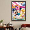 Full Round Diamond Painting Minnie Mickey On The Duck Art Rhinestone Picture Mosaic DIY 5D Cross Stitch Embroidery Home Decoration