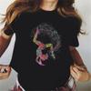 Summer 2024 Watercolor Ballet Dancer Printed Girl Black T Shirt Kawaii Gymnastics Dance Lover Gift Tee Shirt Femme Custom Tshirt