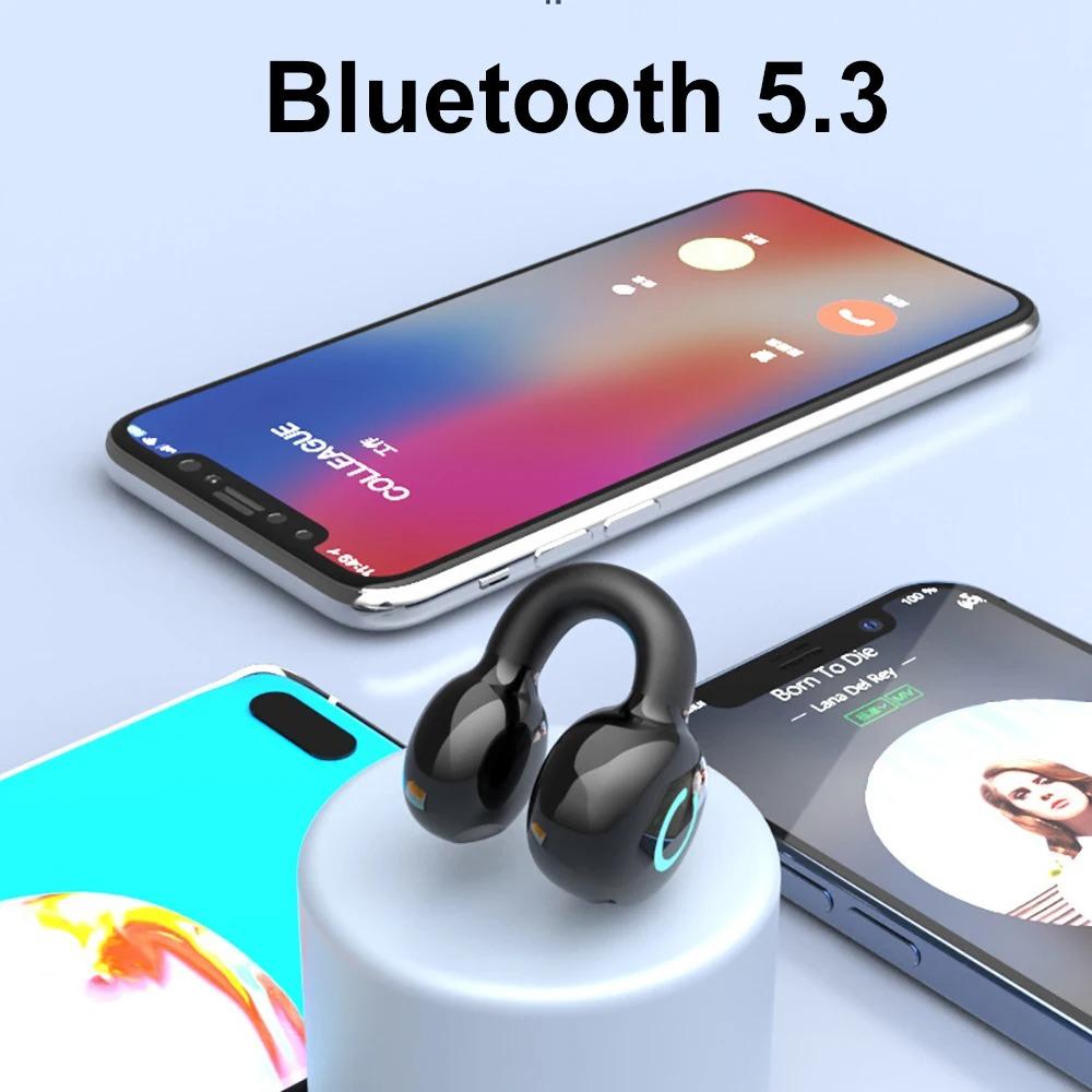 Xiaomi Wireless Bluetooth Earphones Single Ear Bone Conduction Earphones Clip Ear Music Noise Cancelling HD Call Sports Gaming Earphone