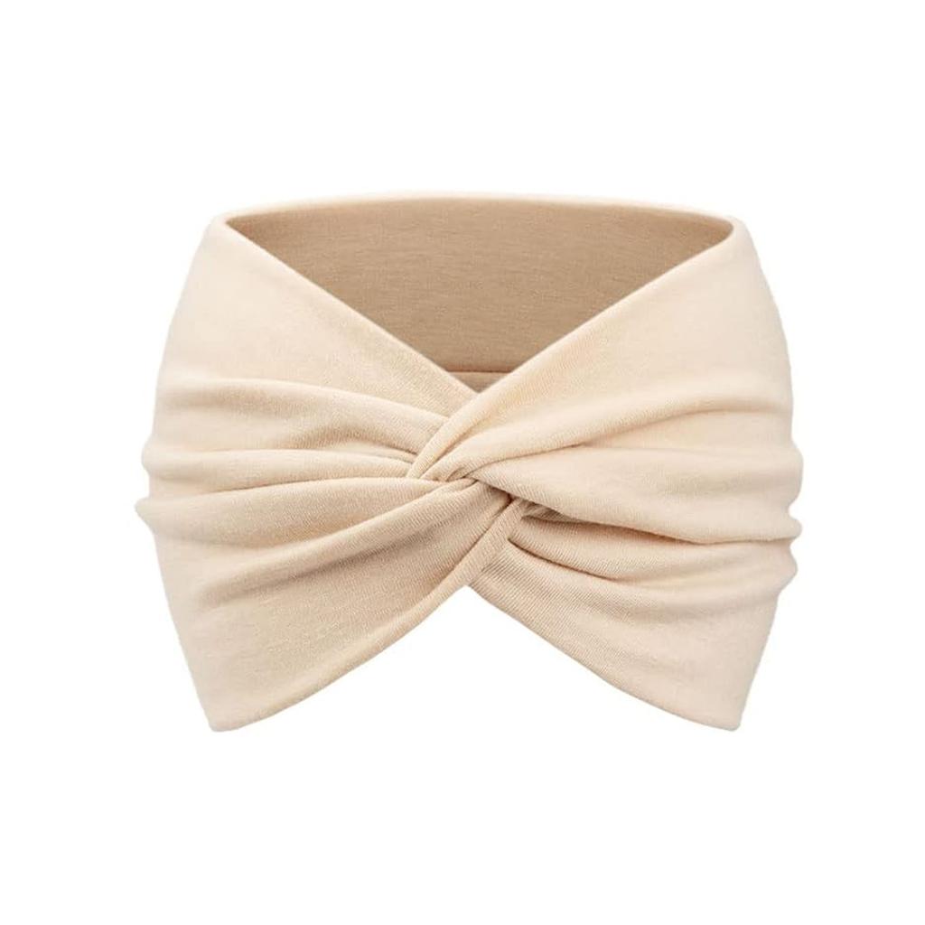 Women's Twisted Wide Headband, Elastic Cross Knotted Hairband for Sports Casual Wear