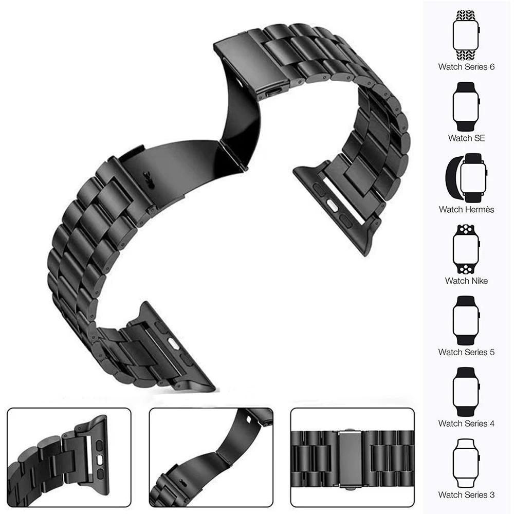 Metal Strap for Apple Watch Band 45mm 41mm 44mm 40mm 46mm 42mm Stainless Steel Wristband iWatch 11 10 9 8 7 6 5 4 SE Ultra 49mm
