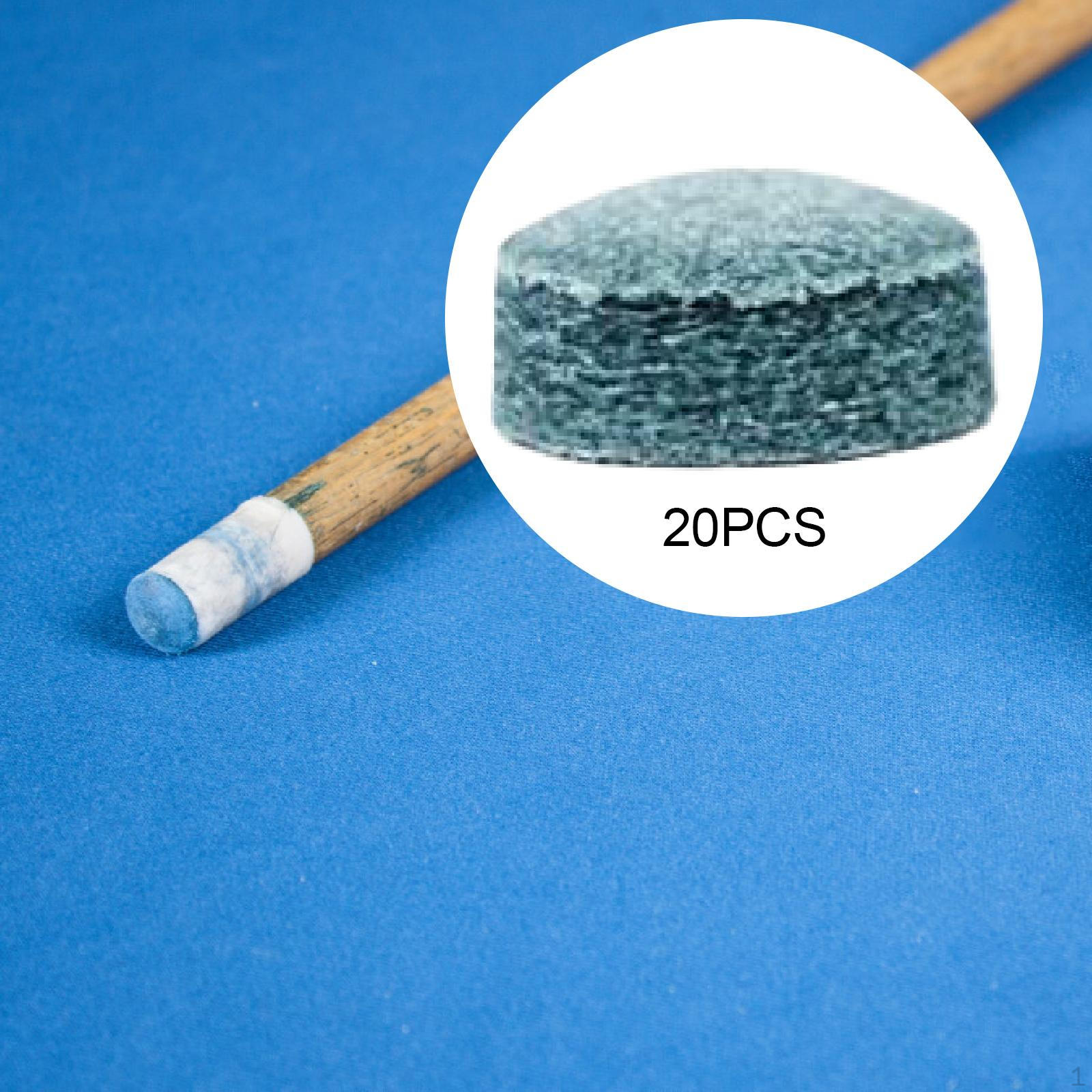 

20 Pieces Billiards Cue Tips Pool Accessories Replacement Repair Tools for Repairing Outdoor 10.5mm