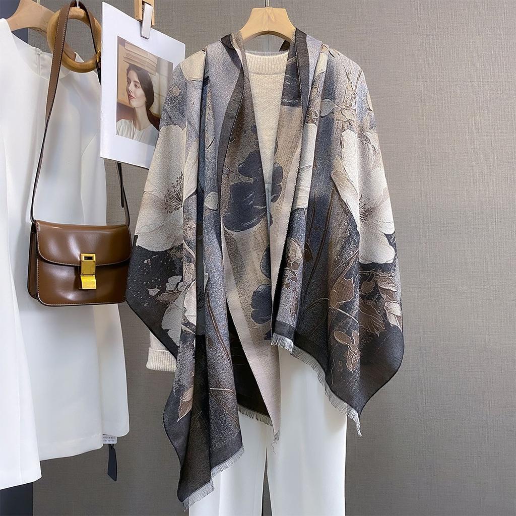 Women Cashmere Tessel Scarf New Large Shawl Wrap Autumn Winter Thick Warm Blanket Luxury Quality Bufanda Poncho Echarpe Pashmina