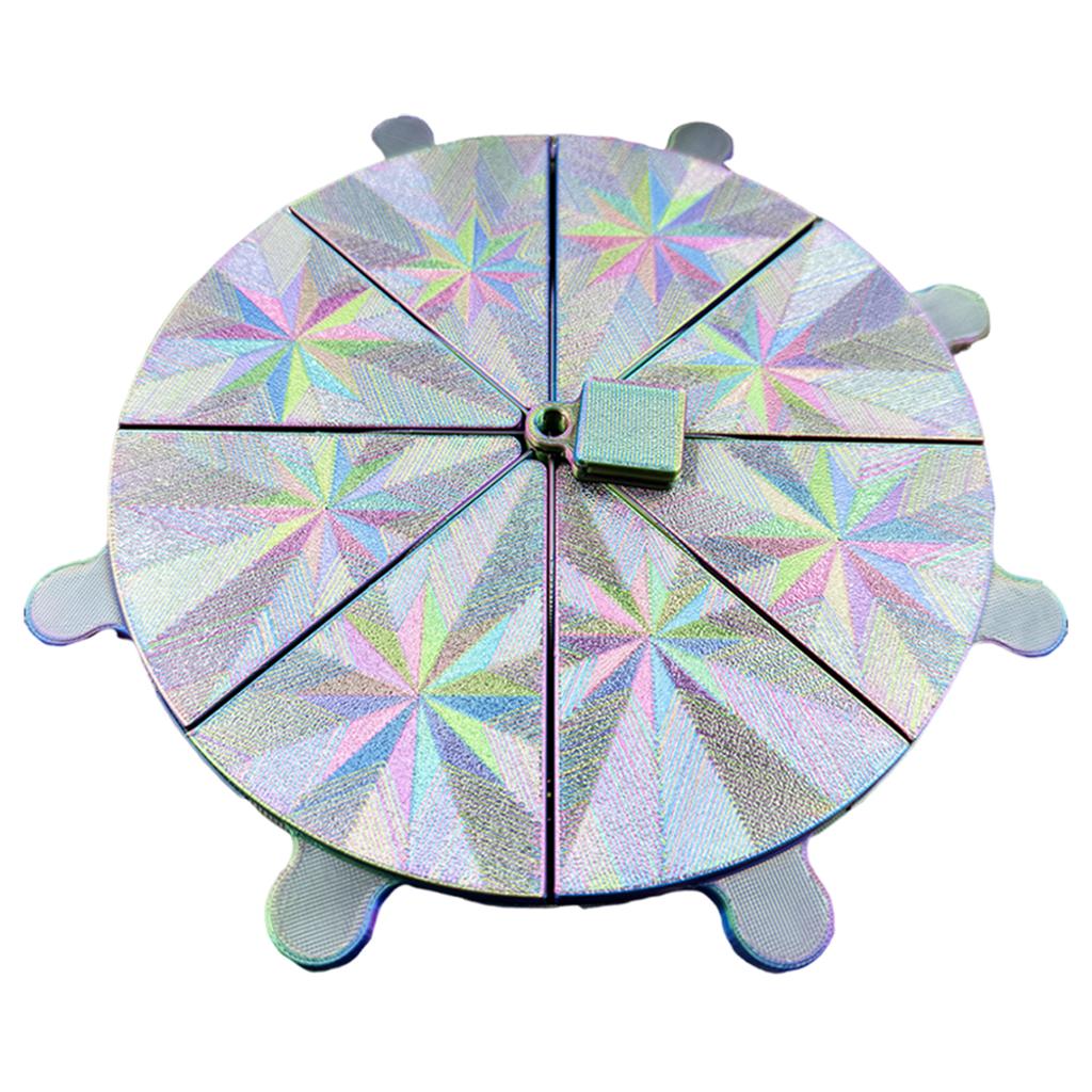 Bohrerplatte 8 Felder Große Kapazität Diamantmalerei Stift Perlenplatten Achteckiger Spiralbodenplatte