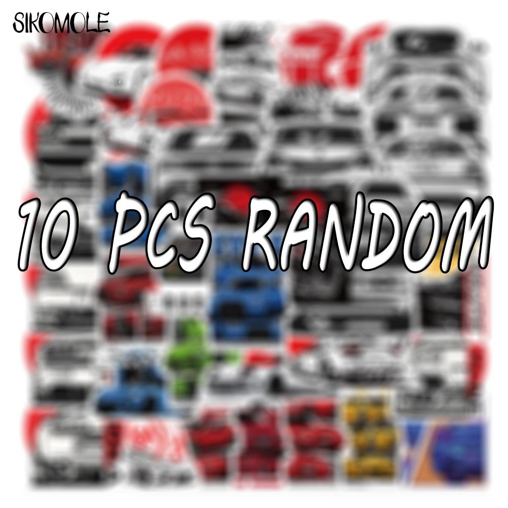 10 30 50PCS JDM Japan Retrofit Racing Car Stickers DIY Toys Luggage Skateboard Diary Laptop Decals Pegatinas Graffiti Sticker F5