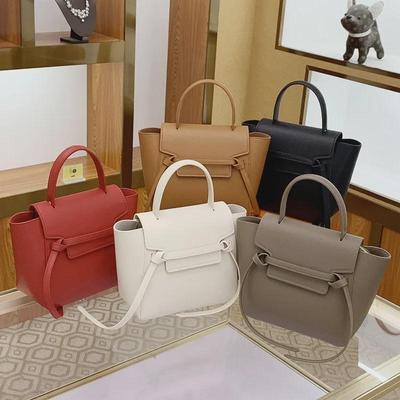 2024 Spring/Summer Women's Genuine Leather Catfish Shoulder Messenger Handbag