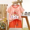 Children's short sleeved set, pure cotton boys' T-shirt, baby's summer children's clothing, girls' shorts, baby clothes, summer clothes