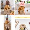 2024 New Cartoon Bear Crossbody Baby Plush Cute Coin Soft Yellow Bear