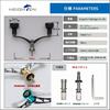 HEIGHTEN 98mm Reel Handle for Shimano and Daiwa Spinning Reels, TPE Series (Dark Gray (22STELLA/23AIRITY)) (500)