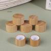 Eco-Friendly Bamboo Bottle Caps with Reducer 1/5Pcs Set Screw Cap Real Bamboo Cover for Reuse Empty Bottles Drop Plug