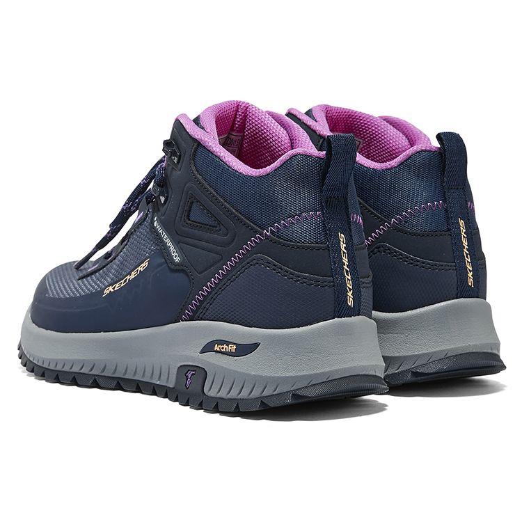 Skechers Versatile Mid-Top Outdoor Functional Shoes Women Shoes Blue Purple 180086-NVPR
