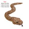 Simulated Giant Snake Plush Toy Long Animal Hand Puppet Toy Stuffed Snake Doll  for Children Boys