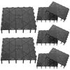 20Pcs Aquarium Bottom Filter Plate PVC Tough Submerged Design Easy Snap-in Installation Splicing Fish Tank Grid for Large Dragon