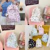 Cartoon Maltese Pattern Anime School Backpack For Middle School Girls With Lightweight Nylon Material And Breathable Cushion Straps