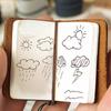 Stationery Insert Brochure Notepad Writing gifts Handmade Cover Notebook Journal Booklet Leather Travel Book Mini Notebook