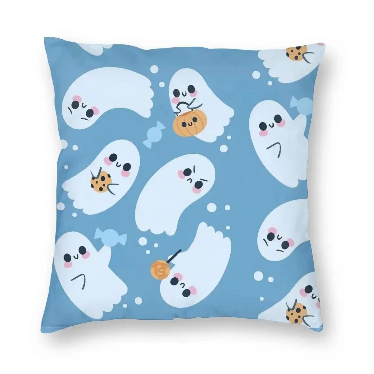 

Милая тыква-призрак на Хэллоуин zhs наволочка для гостиной дивана автомобиля наволочка для подушки спальня украшение комнаты наволочка для объятий 45x45 см 40x40cm