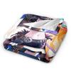 Wuthering Waves WuWa Galbrena Fashion Blanket Game Anime Wool Novelty Soft Throw Fashion Blanket for Bedspread Winter Travel