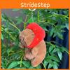 11cm Fashionable Capybara Plush Keychain With Adorable Strawberry Hat Great Personalization For