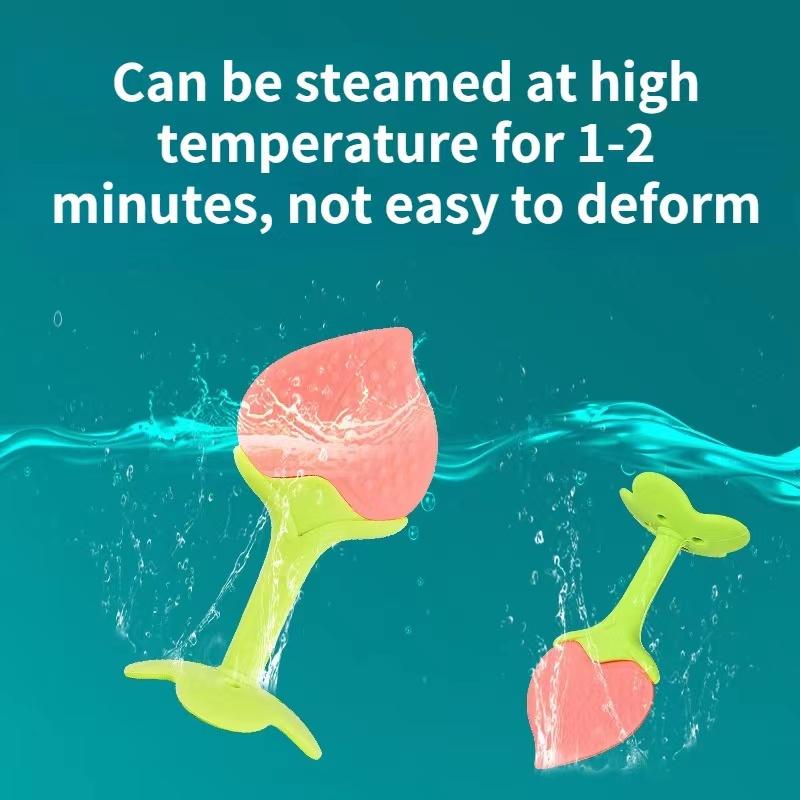 Pałeczka do zgrzytania zębami dla dzieci, zapobiegająca zjadaniu przez dzieci gum do żucia, zabawek w kształcie owoców, może gotować i dezynfekować gumę do żucia dla dzieci