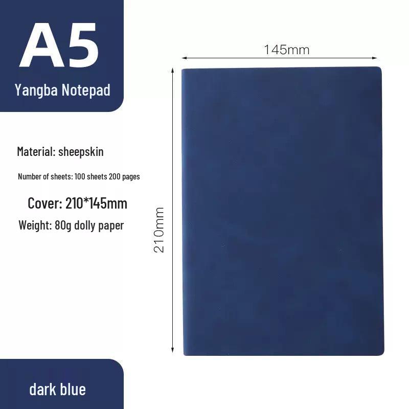 

A5 Strap Notebook with Custom Logo - Thick Business Office Diary