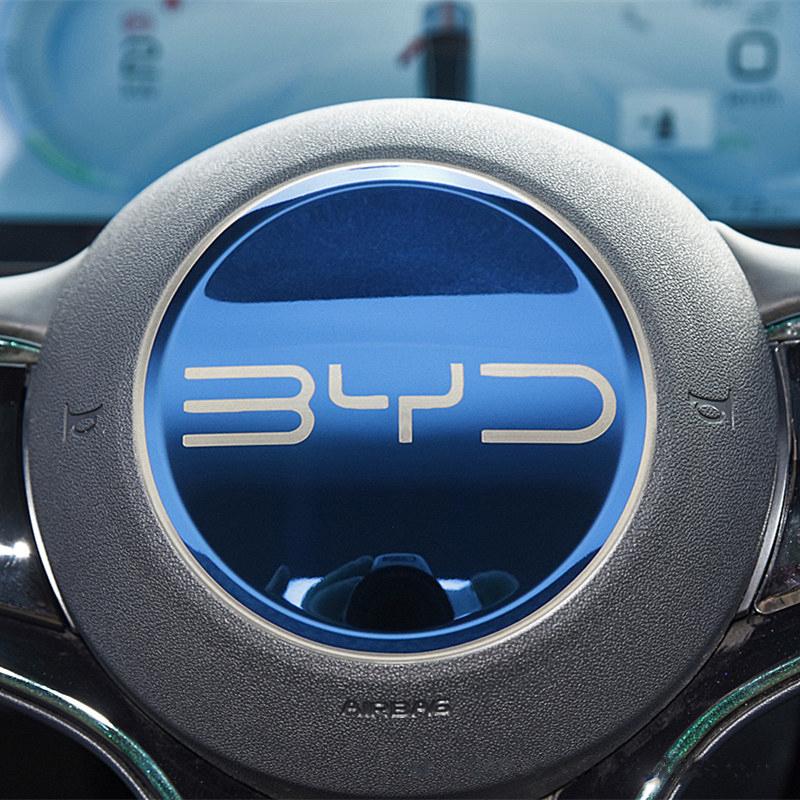 

Панель рулевого колеса автомобиля для BYD ATTO 3 YUAN PLUS, декоративная крышка, накладка, литая наклейка, авто интерьер