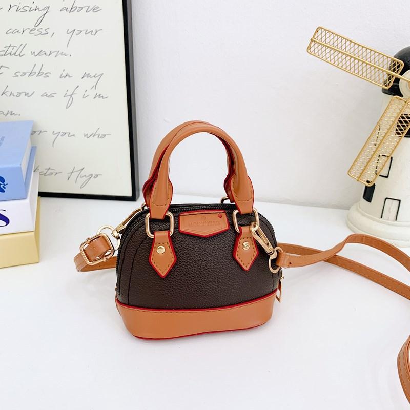 Simple and fashionable children's shoulder bag 2025 new trendy snack bag with accessory bag kindergarten street bag